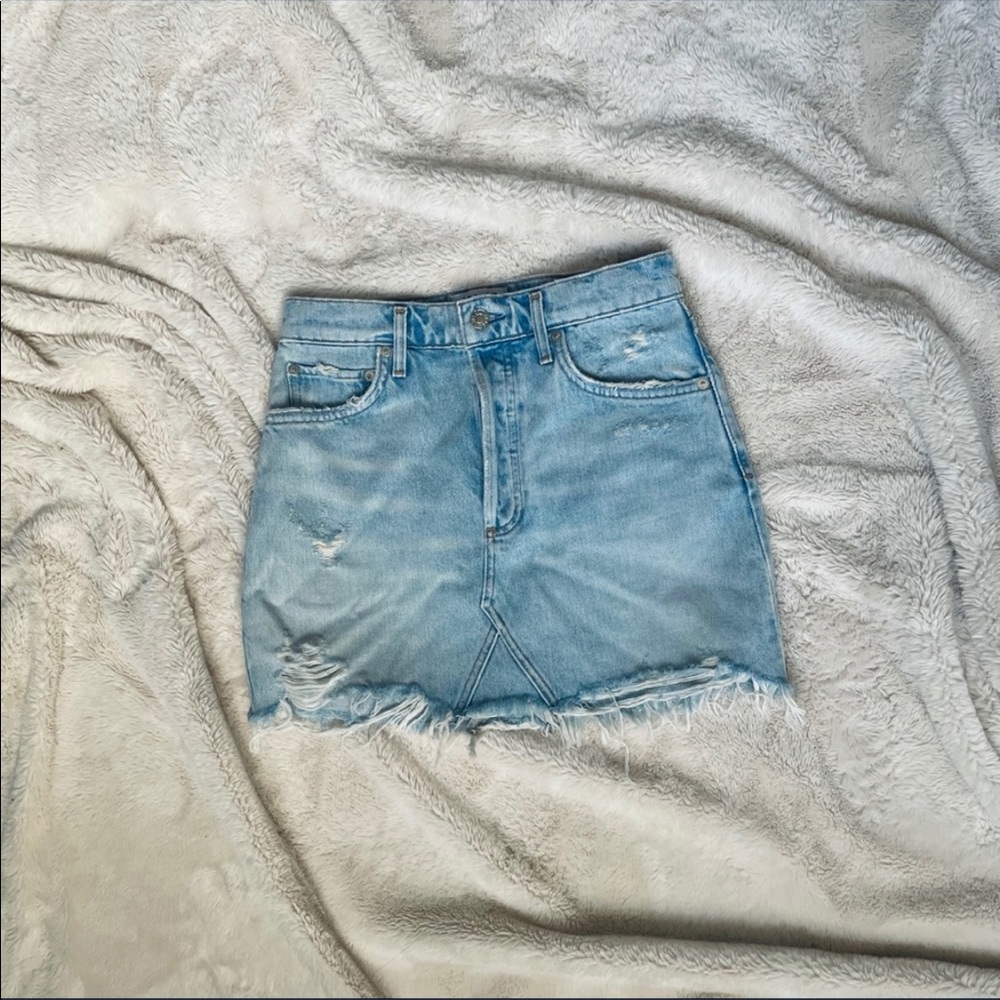 AGolde Denim Skirt -NWOT Mini Skirt